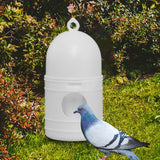 Maxbell Parrot Water Dispenser Pigeon Drinker Waterer for Parakeet Cage Accessories White