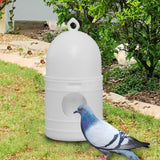 Maxbell Parrot Water Dispenser Pigeon Drinker Waterer for Parakeet Cage Accessories White