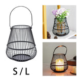 Maxbell Candle Holder Decor Candelabra Stand Iron for Home Party Dining Room S