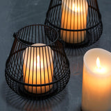 Maxbell Candle Holder Decor Candelabra Stand Iron for Home Party Dining Room S