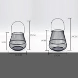 Maxbell Candle Holder Decor Candelabra Stand Iron for Home Party Dining Room M