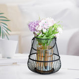 Maxbell Candle Holder Decor Candelabra Stand Iron for Home Party Dining Room M