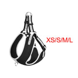 Maxbell Dog Vest Harness Reflective Anti Escape Easy Control Adjustable for Kitty XS