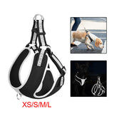 Maxbell Dog Vest Harness Reflective Anti Escape Easy Control Adjustable for Kitty XS