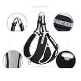 Maxbell Dog Vest Harness Reflective Anti Escape Easy Control Adjustable for Kitty M