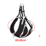 Maxbell Dog Vest Harness Reflective Anti Escape Easy Control Adjustable for Kitty L