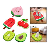 Maxbell Pet Blanket Cat Bed Mat Nest Winter Comfortable Small Dogs Dog Sleeping Pad Watermelon 58cmx41cm