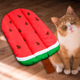 Maxbell Pet Blanket Cat Bed Mat Nest Winter Comfortable Small Dogs Dog Sleeping Pad Watermelon 58cmx41cm