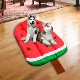 Maxbell Pet Blanket Cat Bed Mat Nest Winter Comfortable Small Dogs Dog Sleeping Pad Watermelon 58cmx41cm