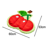 Maxbell Pet Blanket Cat Bed Mat Nest Winter Comfortable Small Dogs Dog Sleeping Pad Cherry 60cmx53cm