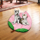 Maxbell Pet Blanket Cat Bed Mat Nest Winter Comfortable Small Dogs Dog Sleeping Pad Peach 47cmx41cm