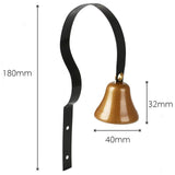 Maxbell Steel Doorbell for Dog Professional for Dog Training Door Opening Go Outside Black