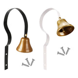 Maxbell Steel Doorbell for Dog Professional for Dog Training Door Opening Go Outside Black