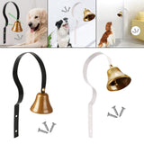Maxbell Steel Doorbell for Dog Professional for Dog Training Door Opening Go Outside Black