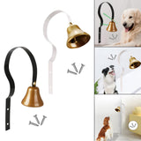 Maxbell Steel Doorbell for Dog Professional for Dog Training Door Opening Go Outside Black
