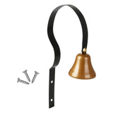 Maxbell Steel Doorbell for Dog Professional for Dog Training Door Opening Go Outside Black