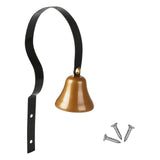 Maxbell Steel Doorbell for Dog Professional for Dog Training Door Opening Go Outside Black