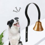 Maxbell Steel Doorbell for Dog Professional for Dog Training Door Opening Go Outside Black