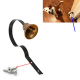 Maxbell Steel Doorbell for Dog Professional for Dog Training Door Opening Go Outside Black