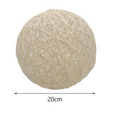 Maxbell Paper Rope Ball Lampshade Lamp Holder Pendant Light Shade for Tea House