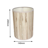 Maxbell Pendant Lamp Shade Table Lamp Shade Lamp Holder for Cafe Teahouse Pastoral Woven
