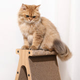Maxbell Cat Scratcher Cardboard Scratching Bed Corrugated Scratch Pad for Playing