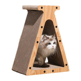 Maxbell Cat Scratcher Cardboard Scratching Bed Corrugated Scratch Pad for Playing