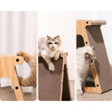 Maxbell Cat Scratcher Cardboard Scratching Bed Corrugated Scratch Pad for Playing