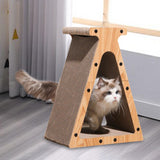 Maxbell Cat Scratcher Cardboard Scratching Bed Corrugated Scratch Pad for Playing