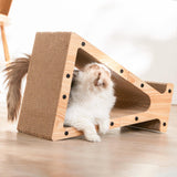 Maxbell Cat Scratcher Cardboard Scratching Bed Corrugated Scratch Pad for Playing