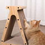 Maxbell Cat Scratcher Cardboard Scratching Bed Corrugated Scratch Pad for Playing