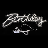 Maxbell Cool Happy Birthday Neon Sign Light Warm LED for Birthday Party Decor Wall