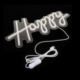 Maxbell Cool Happy Birthday Neon Sign Light Warm LED for Birthday Party Decor Wall