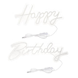 Maxbell Cool Happy Birthday Neon Sign Light Warm LED for Birthday Party Decor Wall