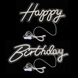 Maxbell Cool Happy Birthday Neon Sign Light Warm LED for Birthday Party Decor Wall