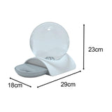 Maxbell Cat Dog Water Dispenser Pet Feeder Drink Capacity Detachable Puppy Grey