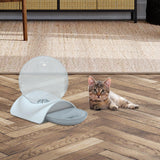 Maxbell Cat Dog Water Dispenser Pet Feeder Drink Capacity Detachable Puppy Grey