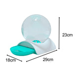 Maxbell Cat Dog Water Dispenser Pet Feeder Drink Capacity Detachable Puppy Blue