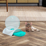 Maxbell Cat Dog Water Dispenser Pet Feeder Drink Capacity Detachable Puppy Blue