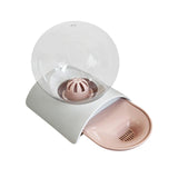 Maxbell Cat Dog Water Dispenser Pet Feeder Drink Capacity Detachable Puppy Pink