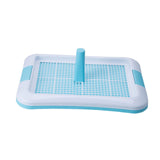 Maxbell Portable Dog Potty Tray Training Mat Keep Floors Clean Pee Training Tray L Blue White