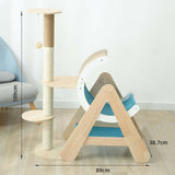 Maxbell Wooden Cat Climbing Frame Tree Ornament Furniture Protection Scratcher