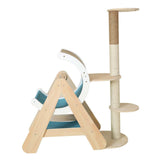 Maxbell Wooden Cat Climbing Frame Tree Ornament Furniture Protection Scratcher