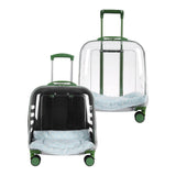 Maxbell Pet Trolley Case Multifunctional Lightweight Short Trips Dog Carrying Fully Transparent