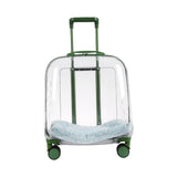 Maxbell Pet Trolley Case Multifunctional Lightweight Short Trips Dog Carrying Fully Transparent