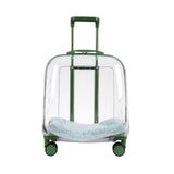 Maxbell Pet Trolley Case Multifunctional Lightweight Short Trips Dog Carrying Fully Transparent
