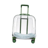 Maxbell Pet Trolley Case Multifunctional Lightweight Short Trips Dog Carrying Fully Transparent