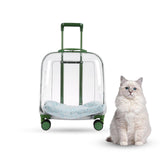Maxbell Pet Trolley Case Multifunctional Lightweight Short Trips Dog Carrying Fully Transparent