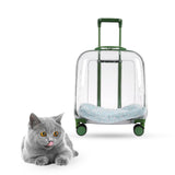 Maxbell Pet Trolley Case Multifunctional Lightweight Short Trips Dog Carrying Fully Transparent