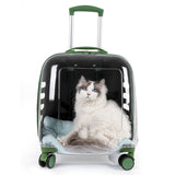 Maxbell Pet Trolley Case Multifunctional Lightweight Short Trips Dog Carrying Translucent